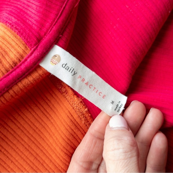 Daily Practice Colorblock Ribbed Yoga Duster Cardigan Robe - Picture 7 of 14